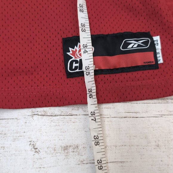 Reebok CFL Calgary Stampeders Red Game Jersey 06-44 – Men’s 44 - Picture 9 of 10